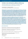 Familien in der ambulanten palliativen Betreuung. rOperationalisierung von Bedarfen und Belastungen zur Entwicklung eines Screeninginstrumentes.