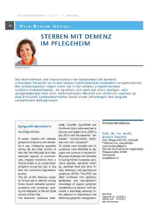 [doc_201330] Sterben mit Demenz im Pflegeheim